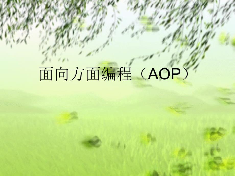 面向方面编程(aop)_第1页