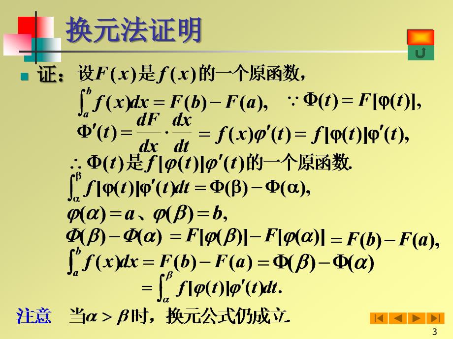 高等数学(微积分)课件--§6.3定积分计算方法_第3页
