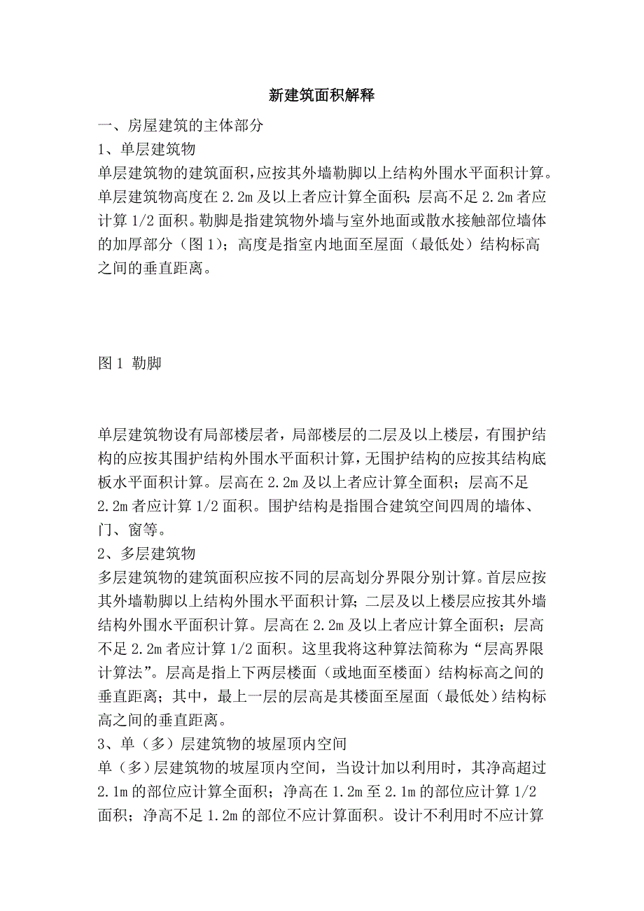 新建筑面积解释_第1页