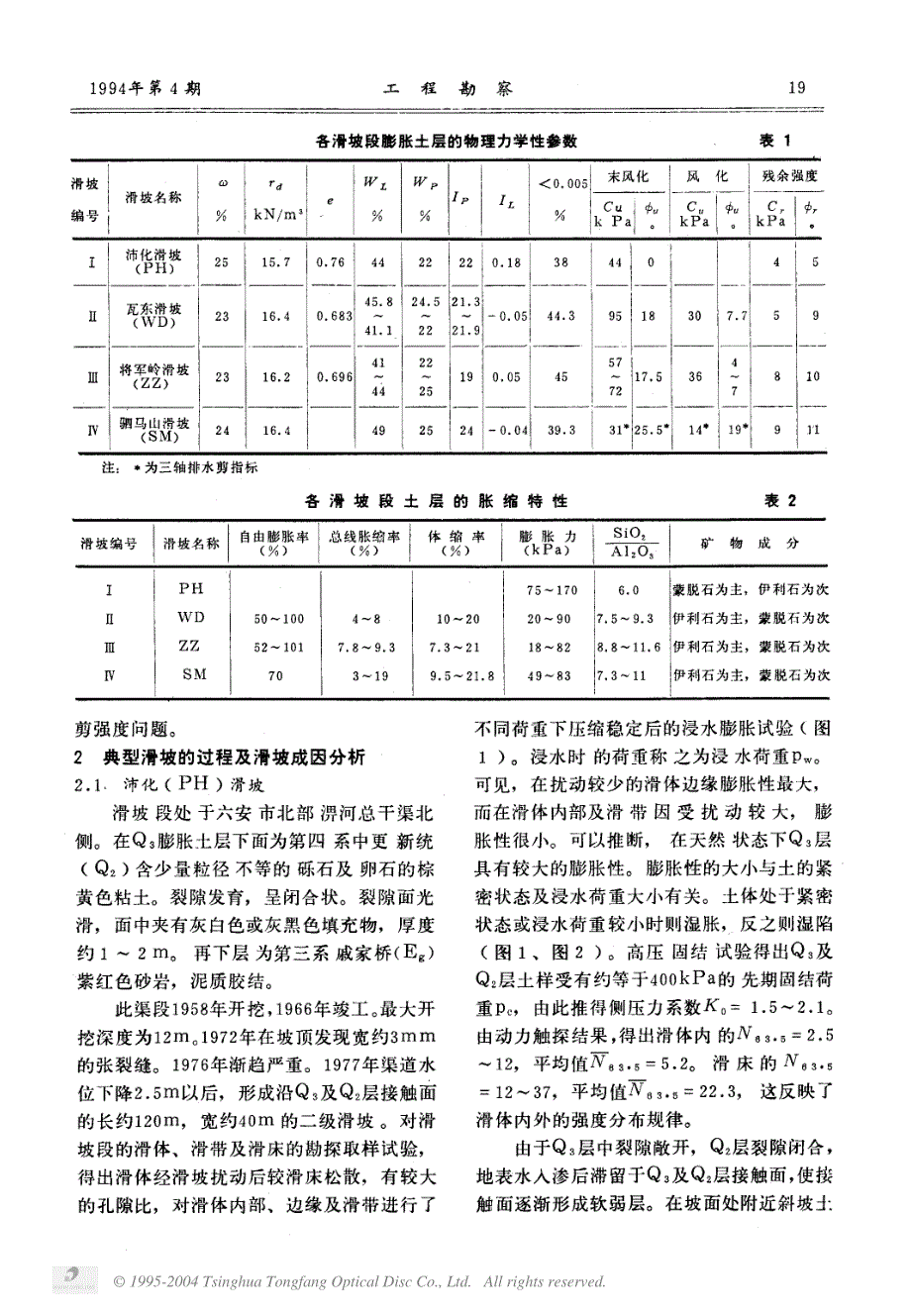 膨胀土的工程特性对开挖边坡稳定性的影响_第2页