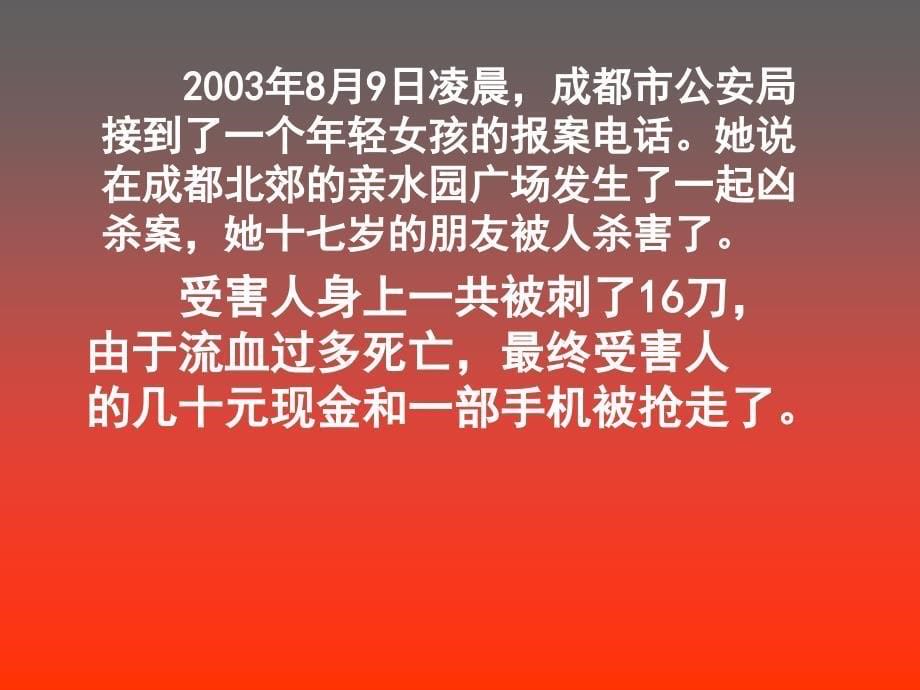 远离网吧,珍爱生命  主题班会_第5页