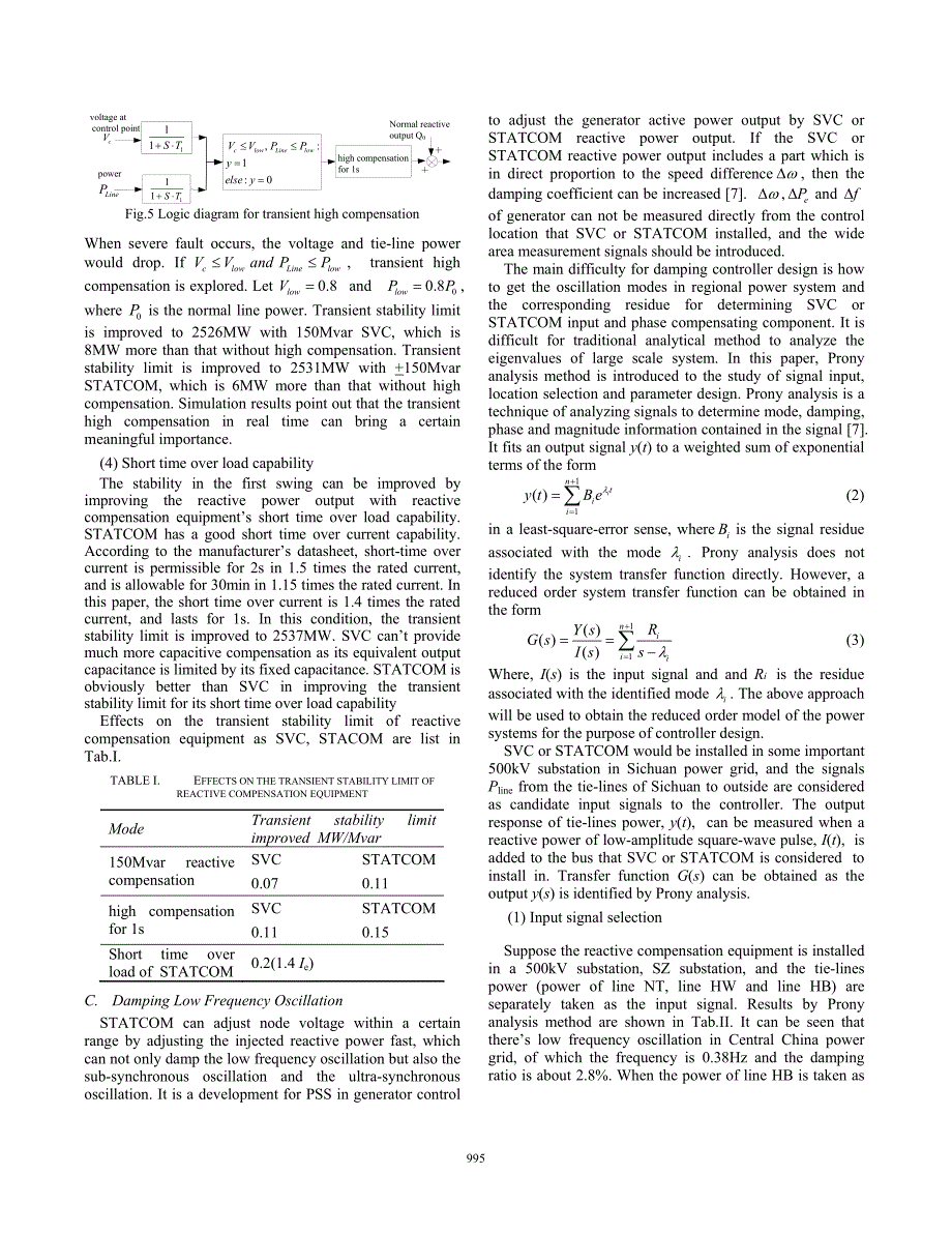 高容量svc和statcom在实际电网中的比较_第3页