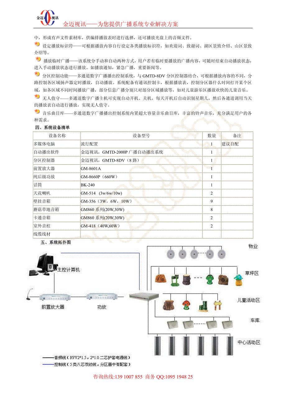 金迈视讯小区背景音乐系统解决_第2页