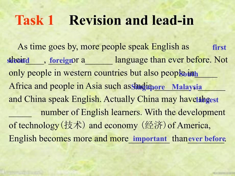 人教版高中英语必修1 Unit 2 reading课件（共15张）_第4页