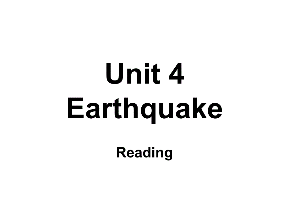 人教版高中英语必修1 unit 4 Reading课件（共43张）_第1页