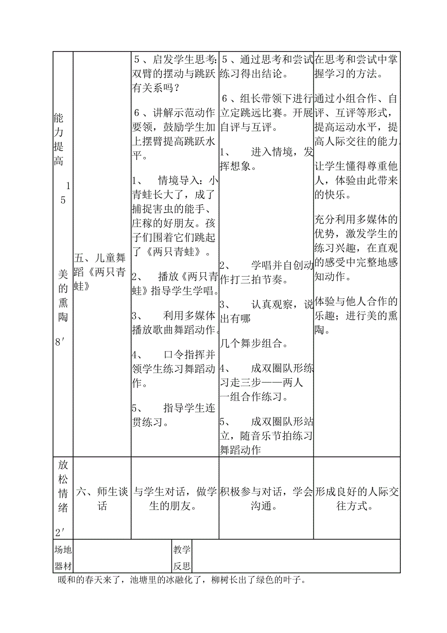 小学体育三年级《立定跳远》教学设计范文_第3页