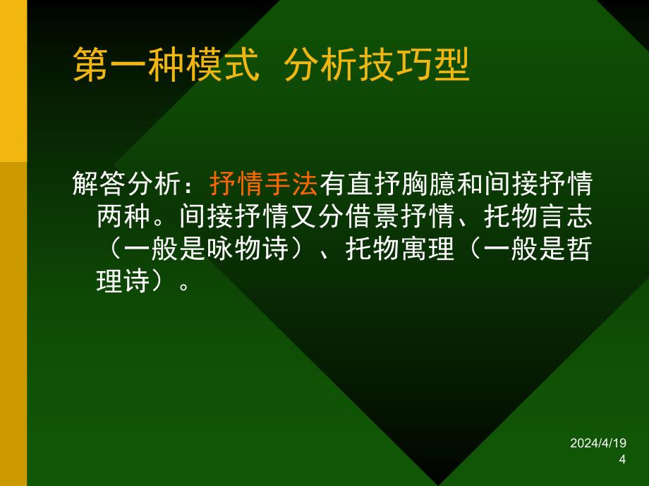 古诗鉴赏题问答模式技巧和炼字_第4页