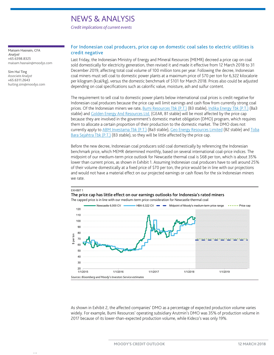 穆迪-全球-信贷市场-当前事件的信贷影 响_第4页