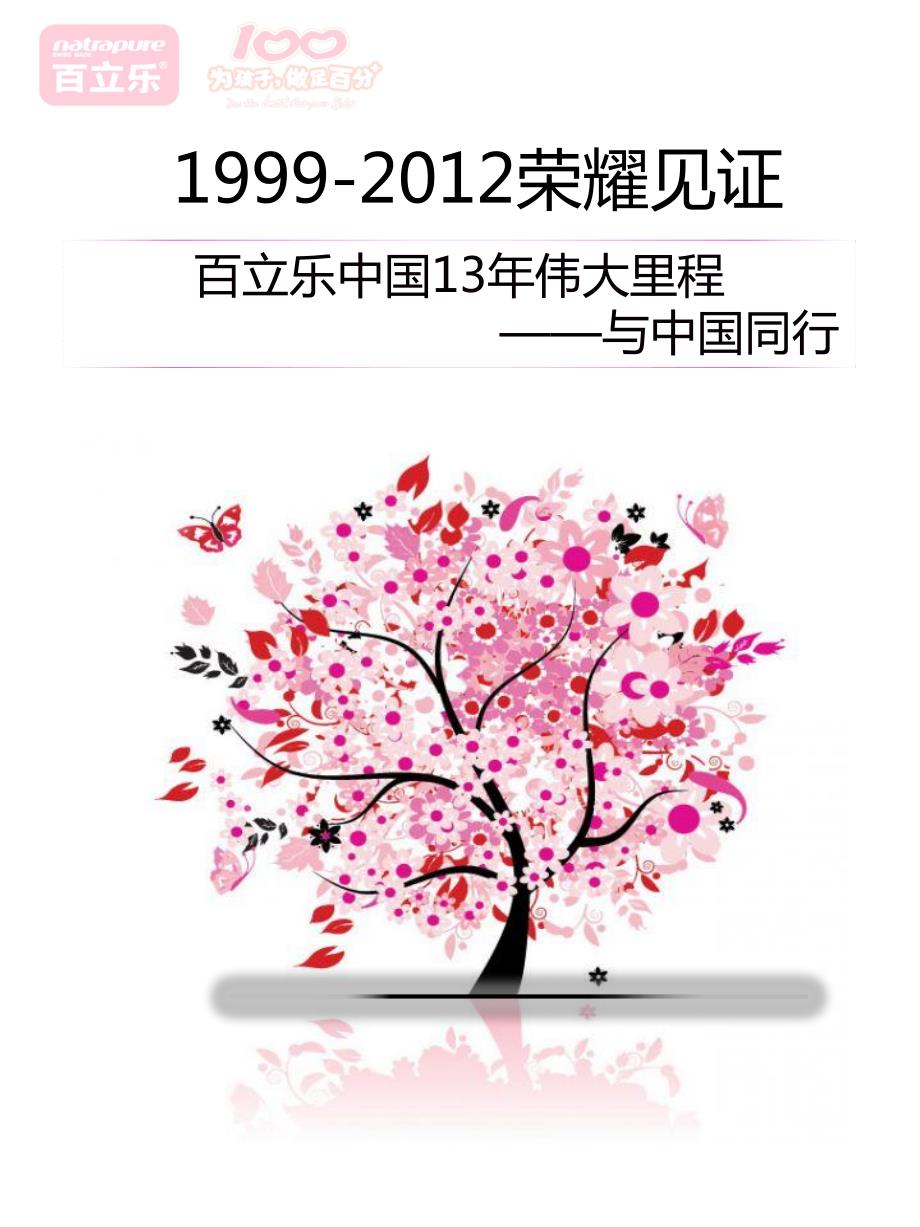 百立乐：1999-2012荣誉见证_第1页