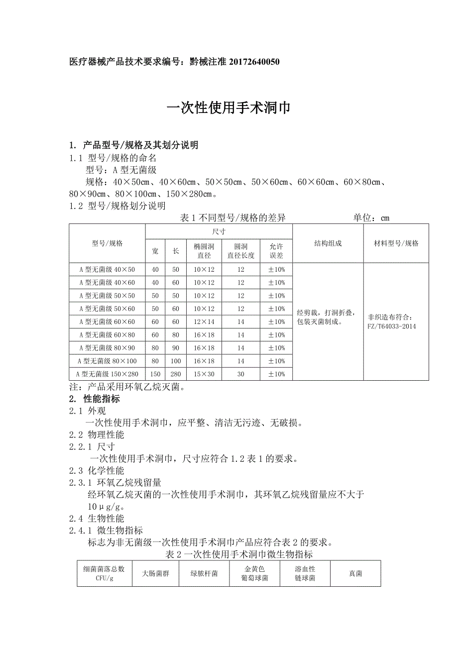 一次性使用手术洞巾_第1页