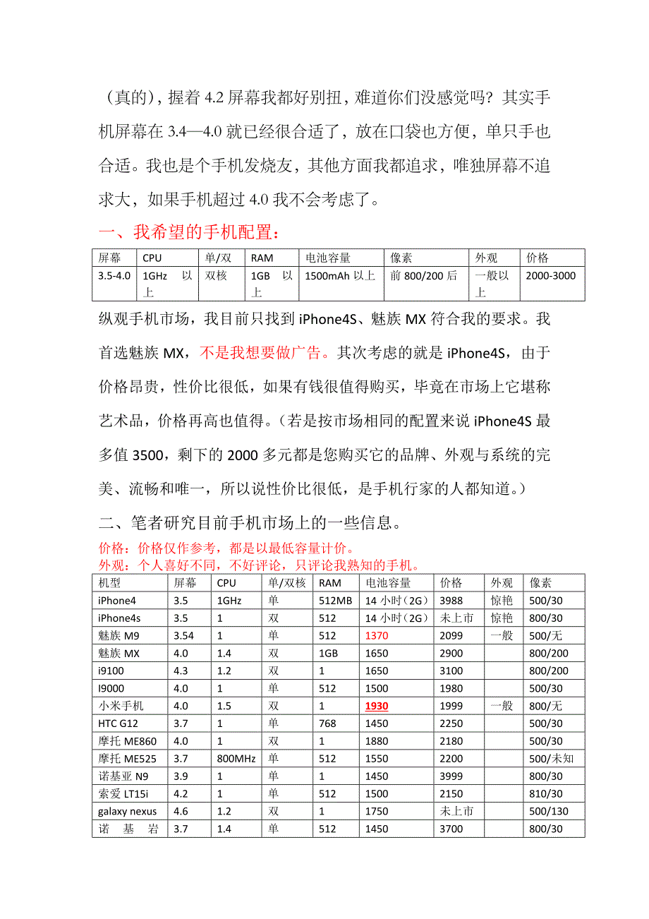 盲目追求大屏幕,电池最要命-购买手机建议看_第2页