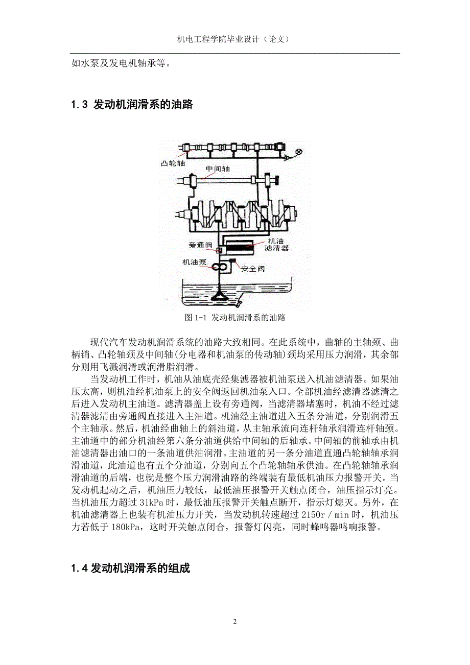 汽车检测与维修专业毕业设计(论文)_第4页