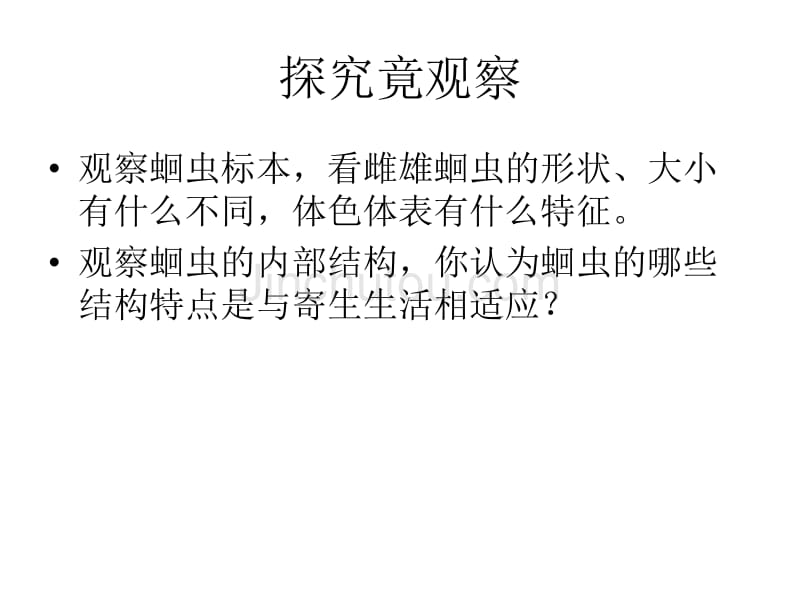 人教版八年级生物上册《第一章 第二节 线形动物和环节动物》课件5_第3页