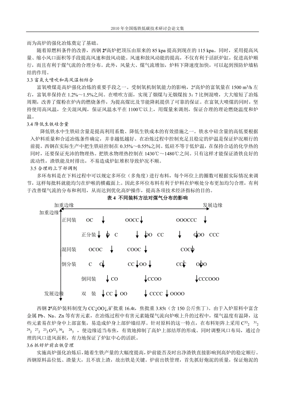 西钢450m3高炉强化冶炼实践_第3页