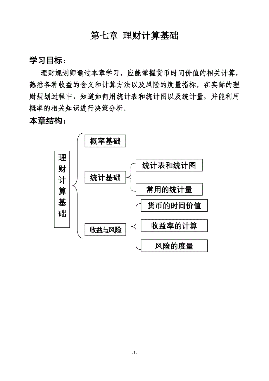 理财计算基础修改_第1页