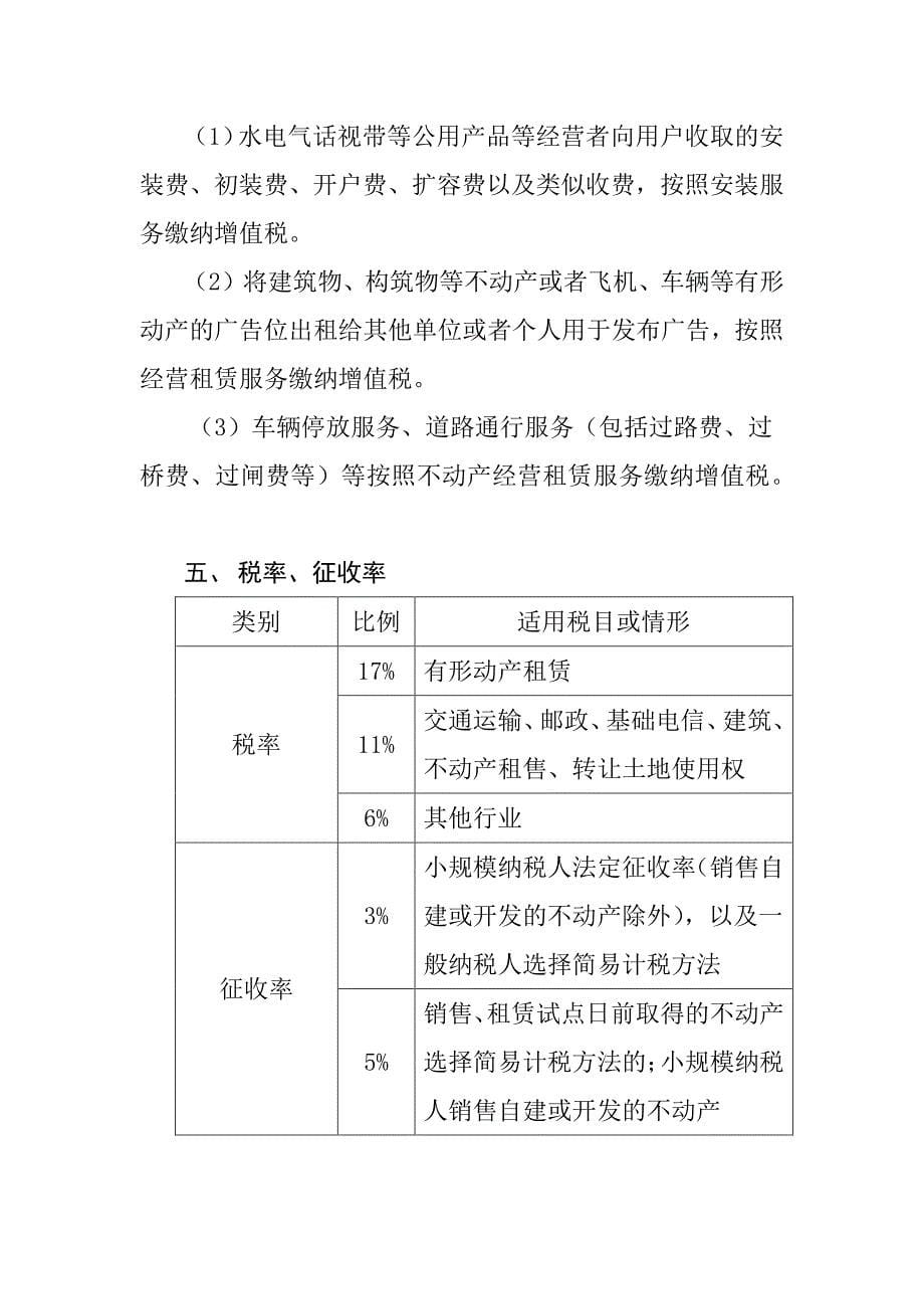 营改增试点政策解读_第5页