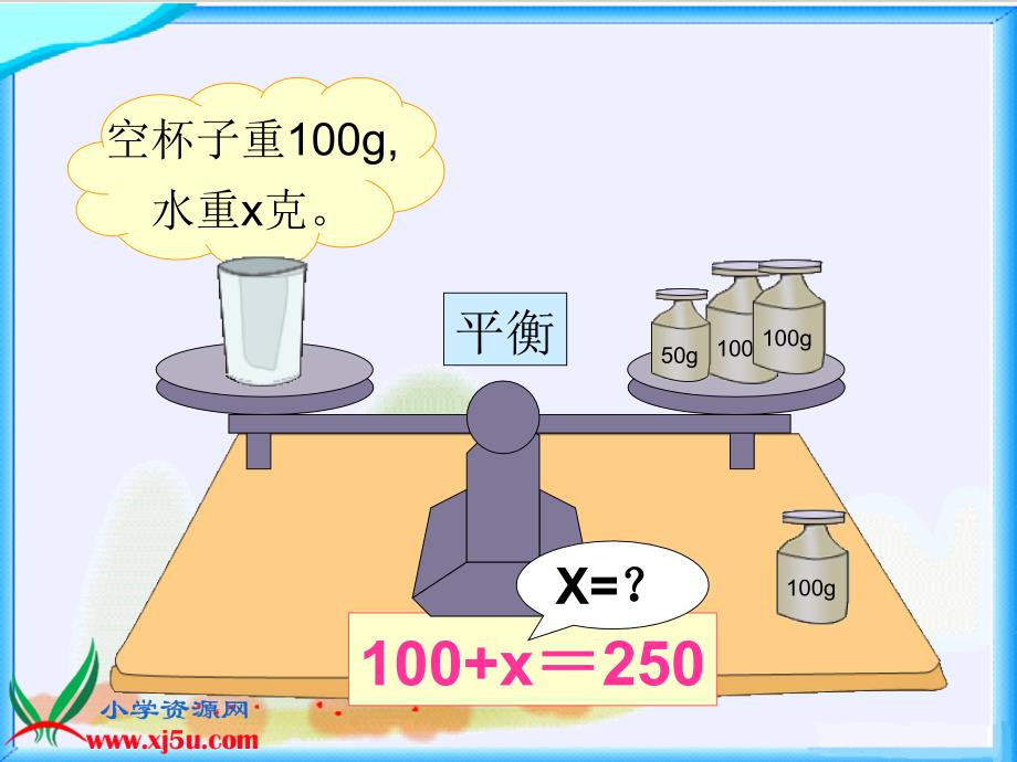 沪教版数学五年级上册《解方程》课件_第4页