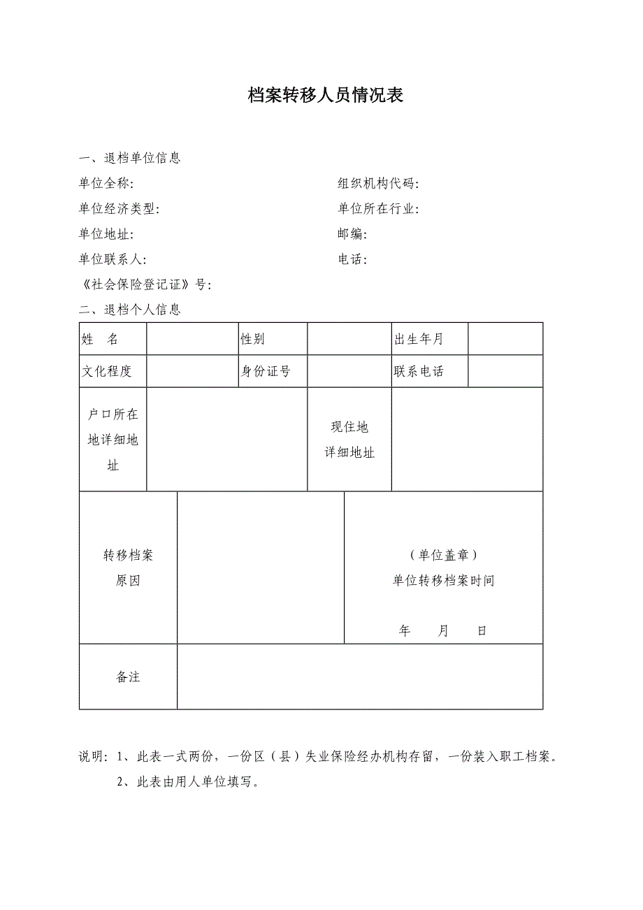 档案材料清单_第2页