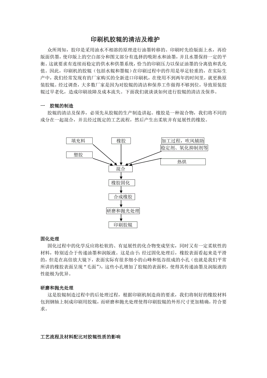 印刷机胶辊的清洁及维护_第1页