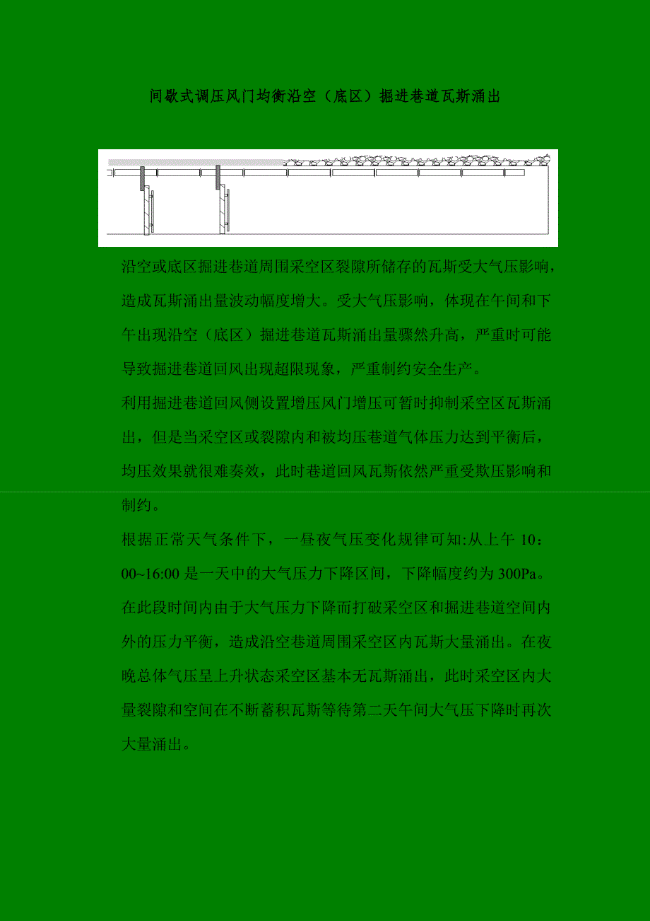 间歇式调压风门_第1页