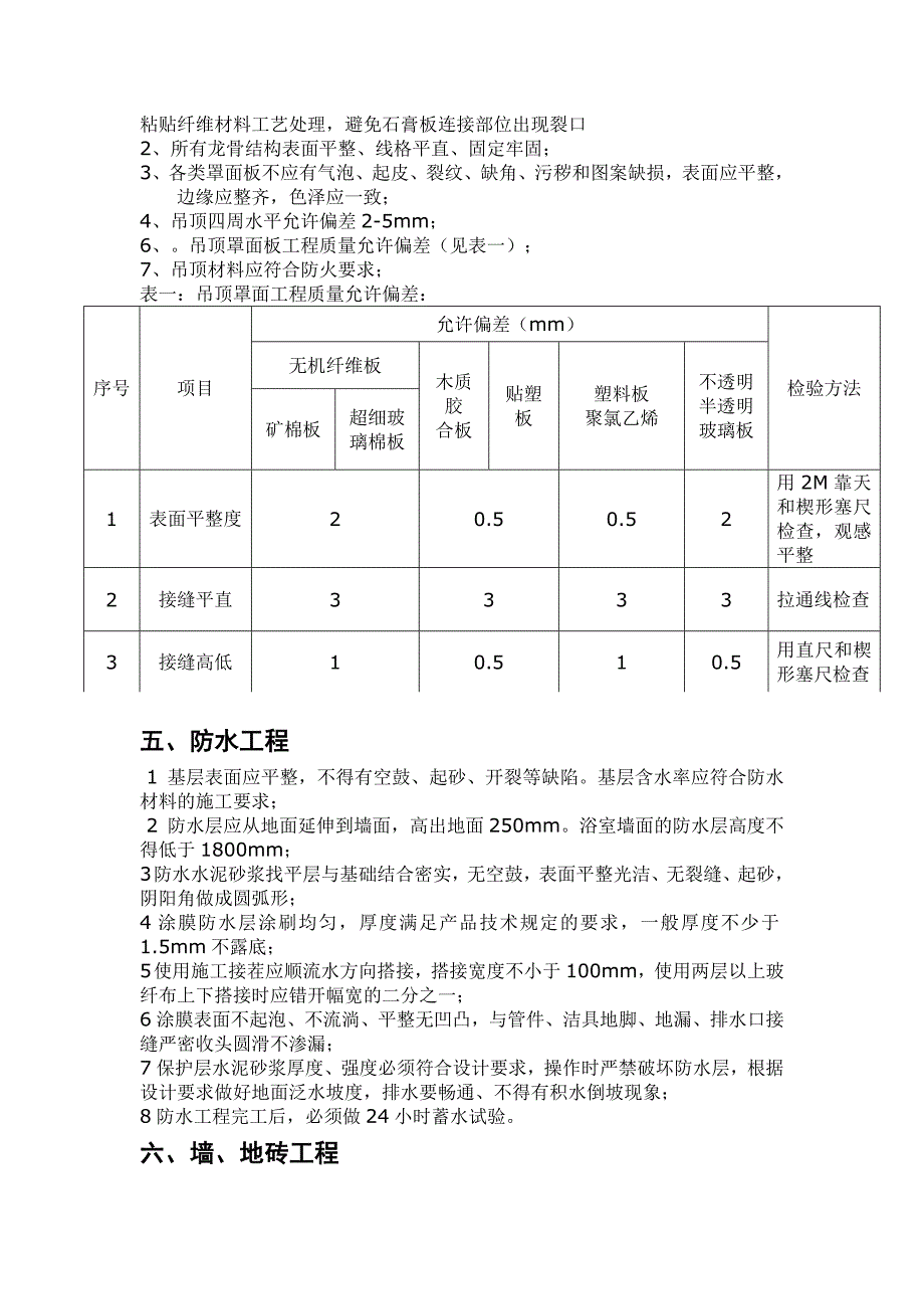 装饰工程验收标准_第3页