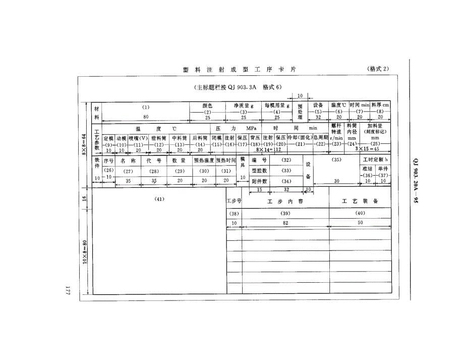 航天产品工艺文件管理制度塑料、橡胶成型及胶接灌封工艺文件编制规则_第5页