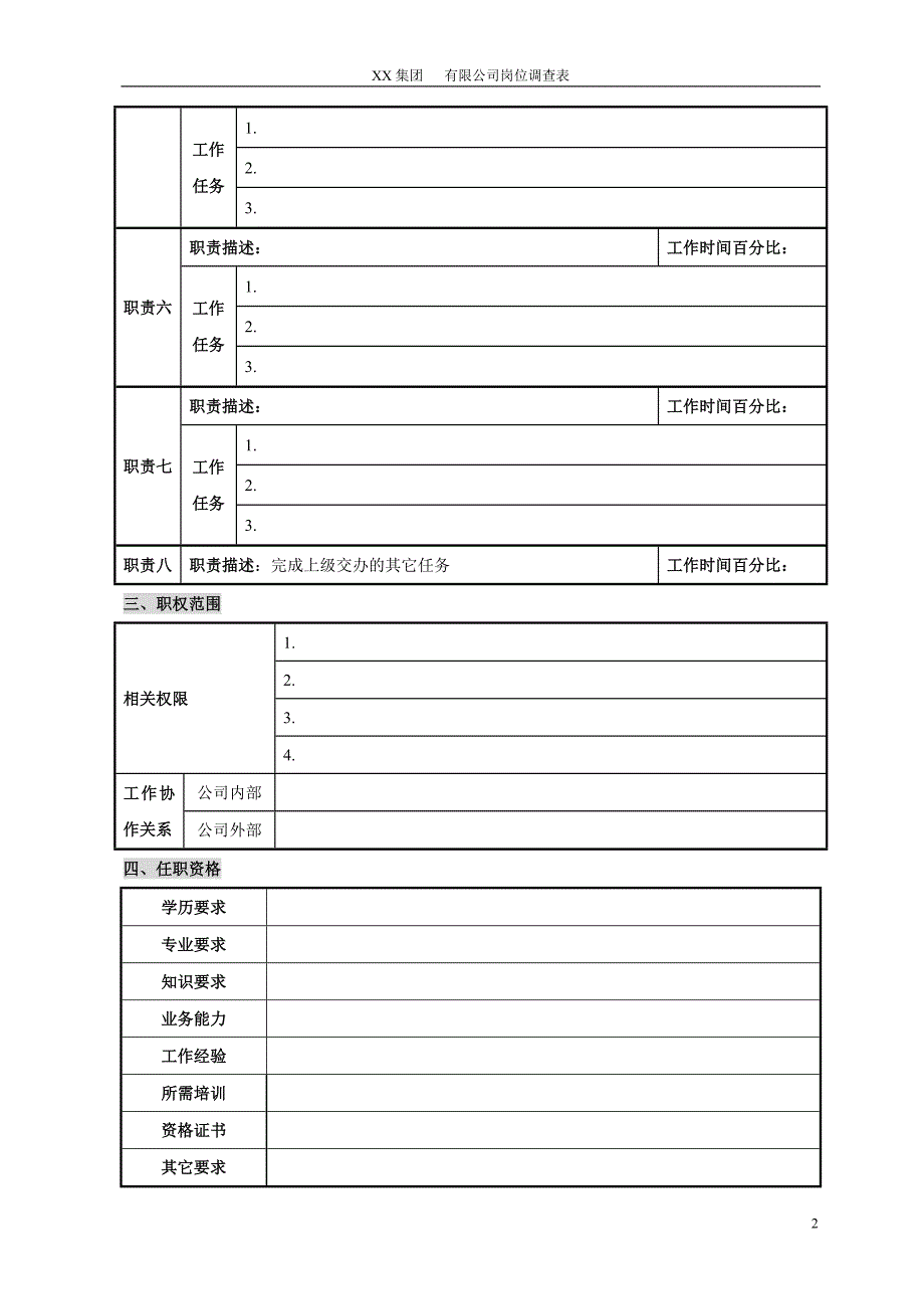 岗位调查表模版_第2页