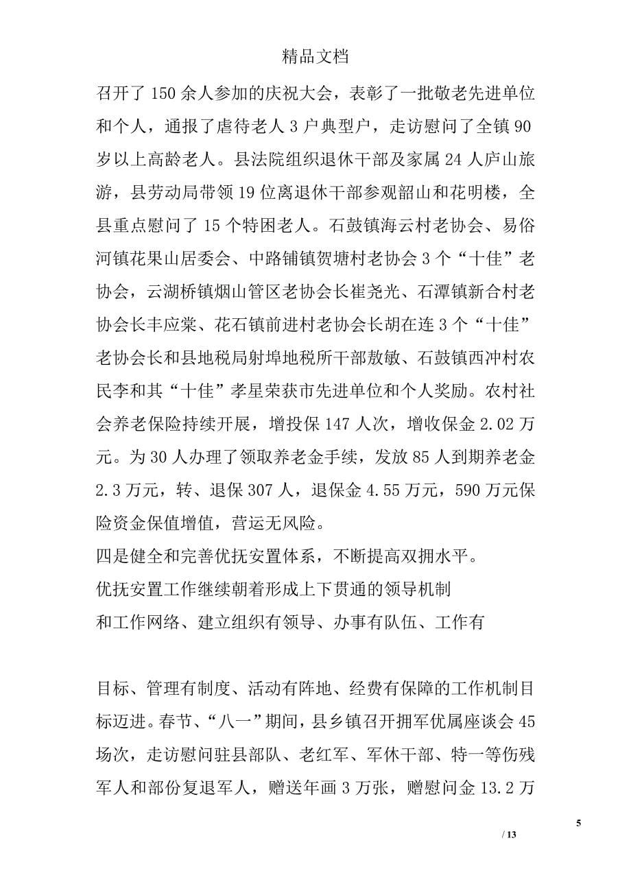 民政工作总结 精选_第5页