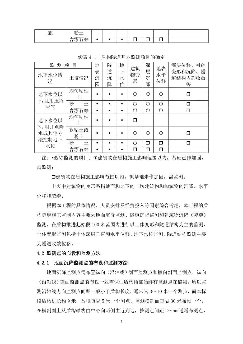 盾构施工监测方案_第5页