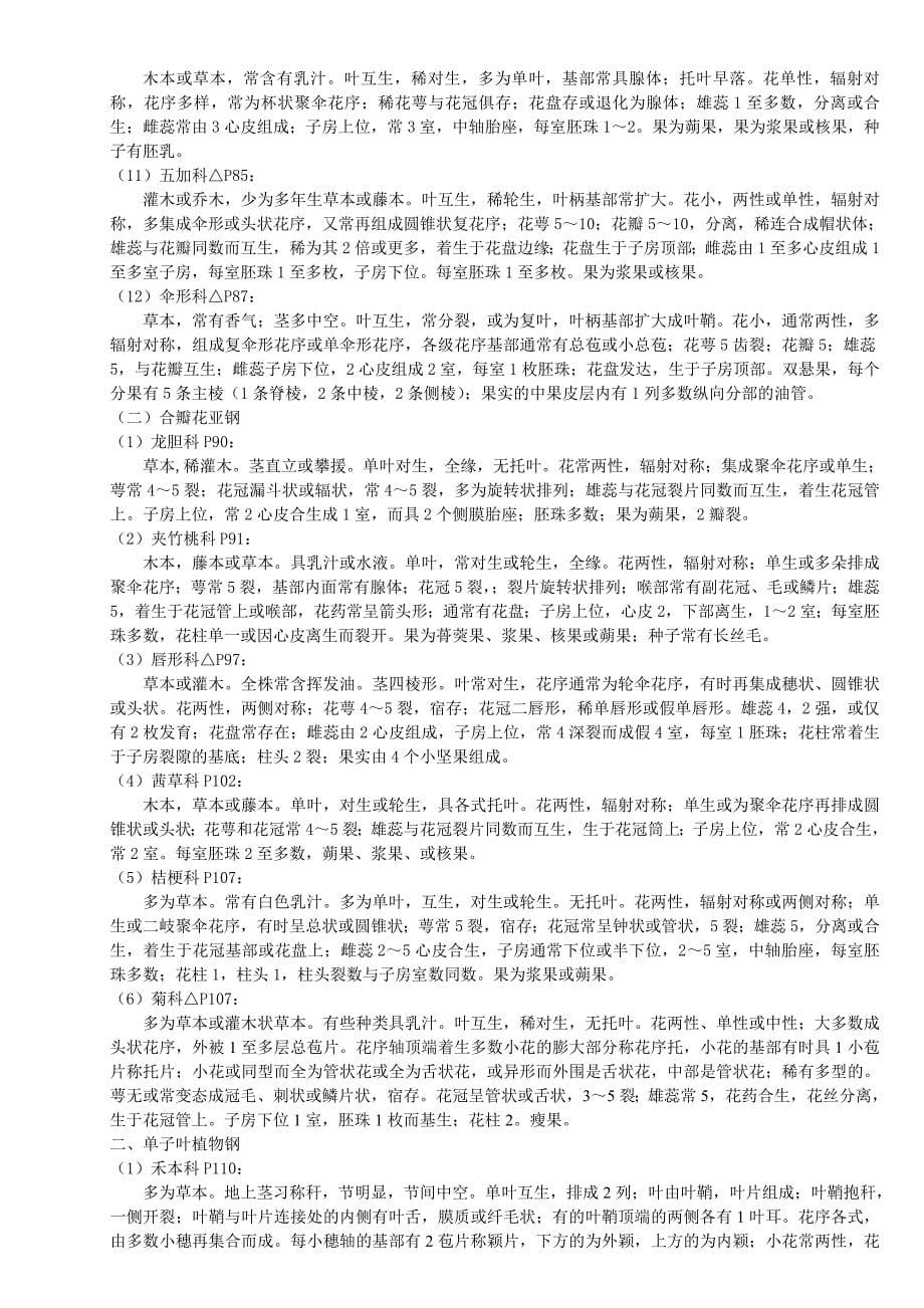 药用植物学复习资料_第5页