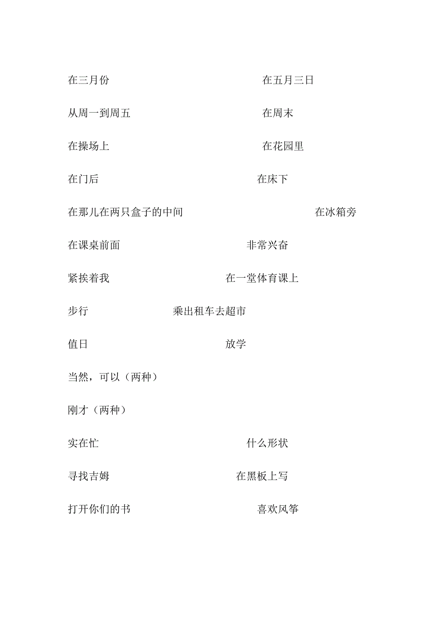 小学六年级英语词汇验收测试题_第2页