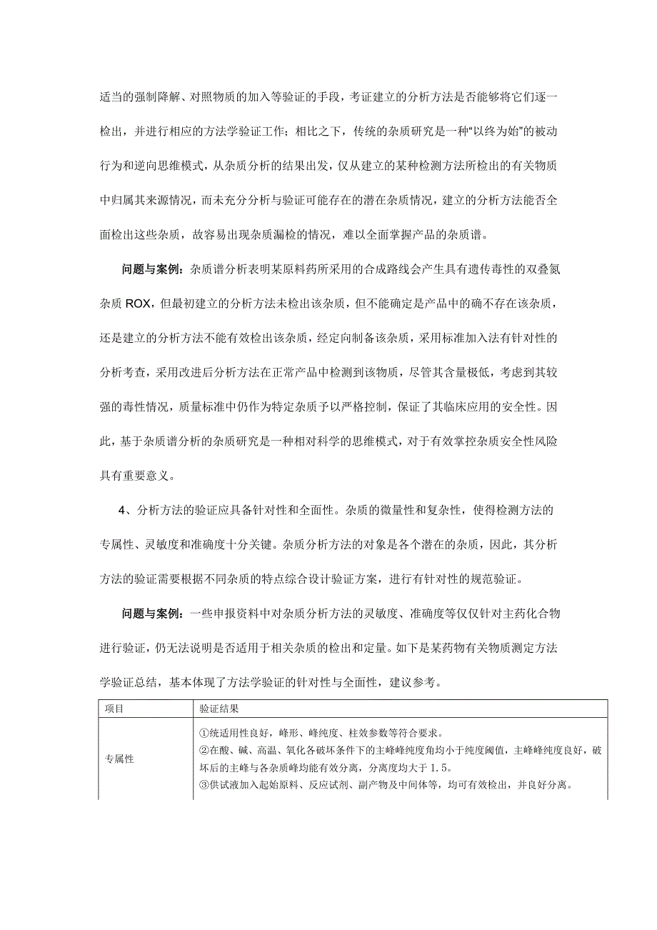 CTD申报资料中杂质研究的几个问题(20121226)_第4页