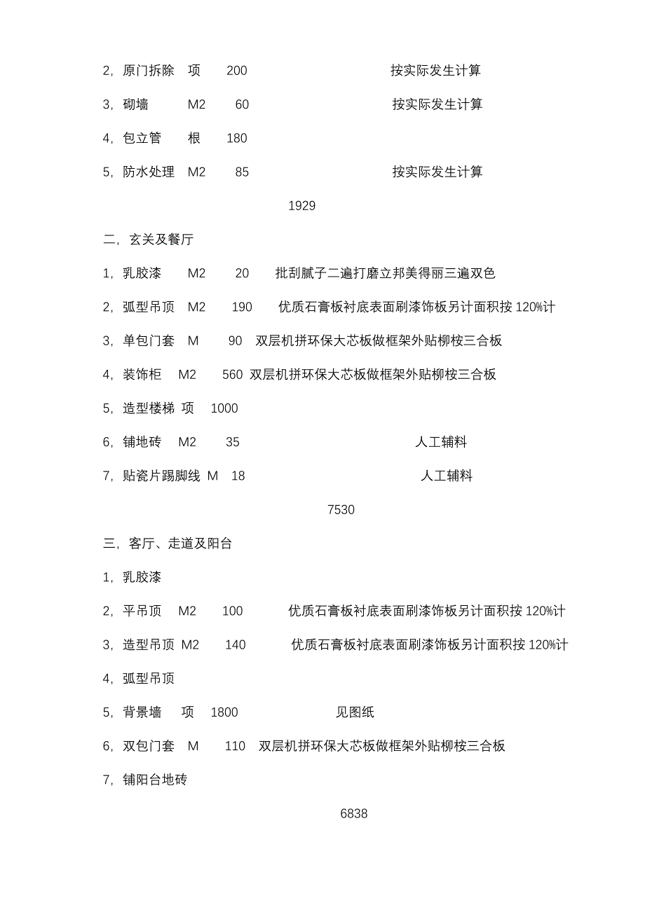 室内设计 预算(1)_第3页