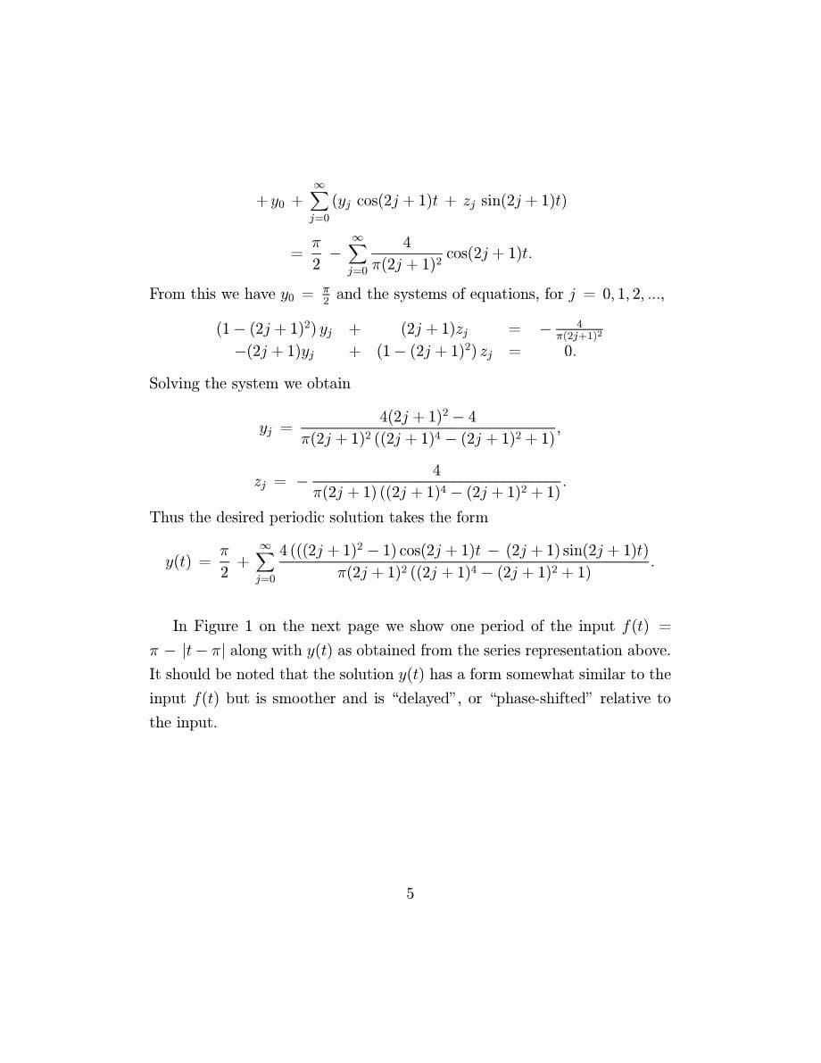 Math  Fourier Series Applications_第5页