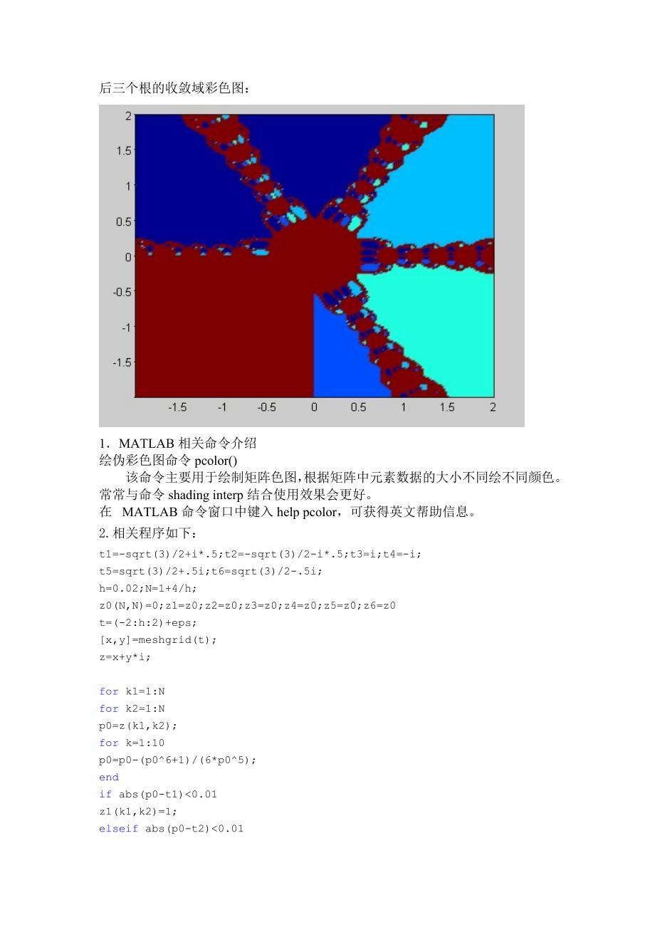 牛顿迭代法与koch分形曲线实验_第2页