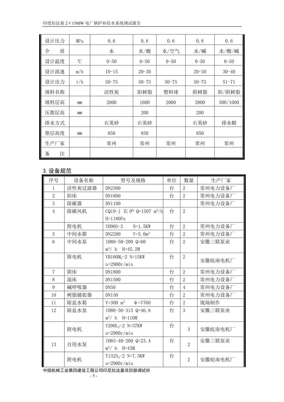 锅炉补给水系统调试报告_第5页