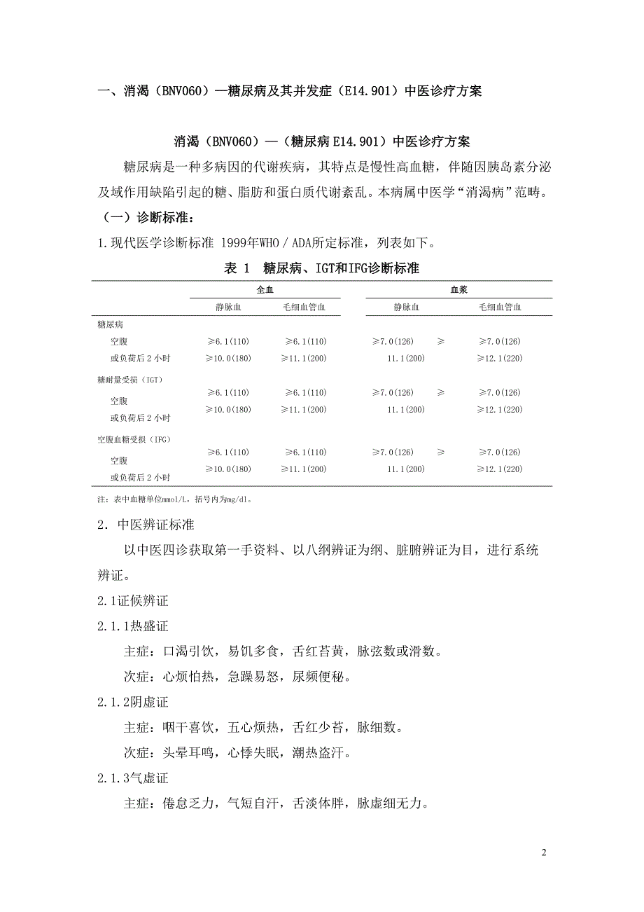 个优势病种中医诊疗方案_第2页