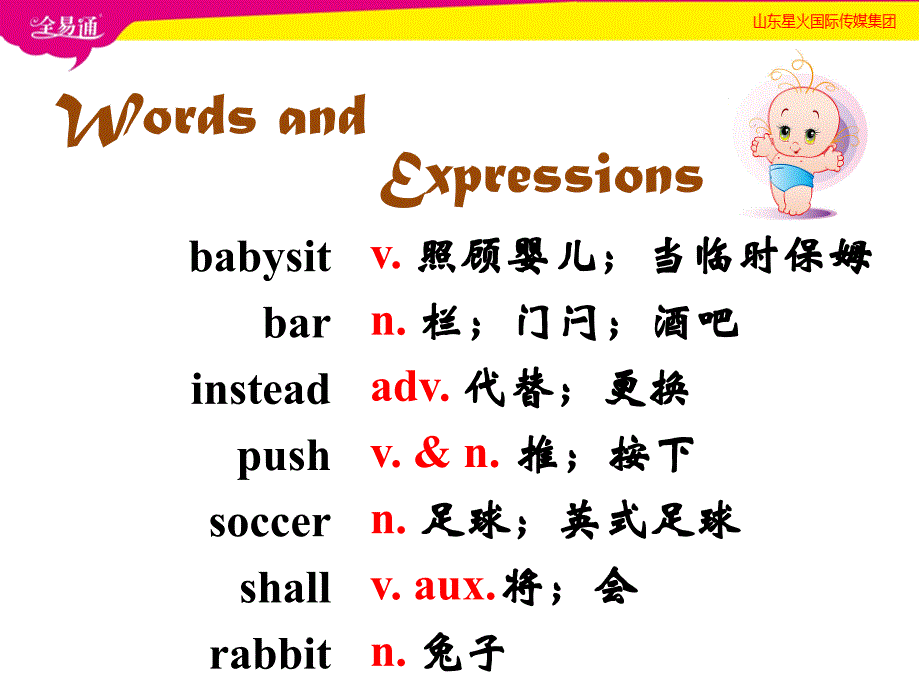 冀教版英语八年级下册冀教版英语八下Unit 1《Lesson 5 Babysitting on a spring day》ppt课件（第一套）_第2页