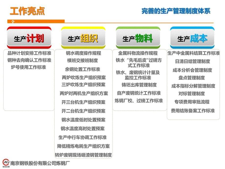 南京钢铁股份有限公司炼钢厂总结计划_第5页