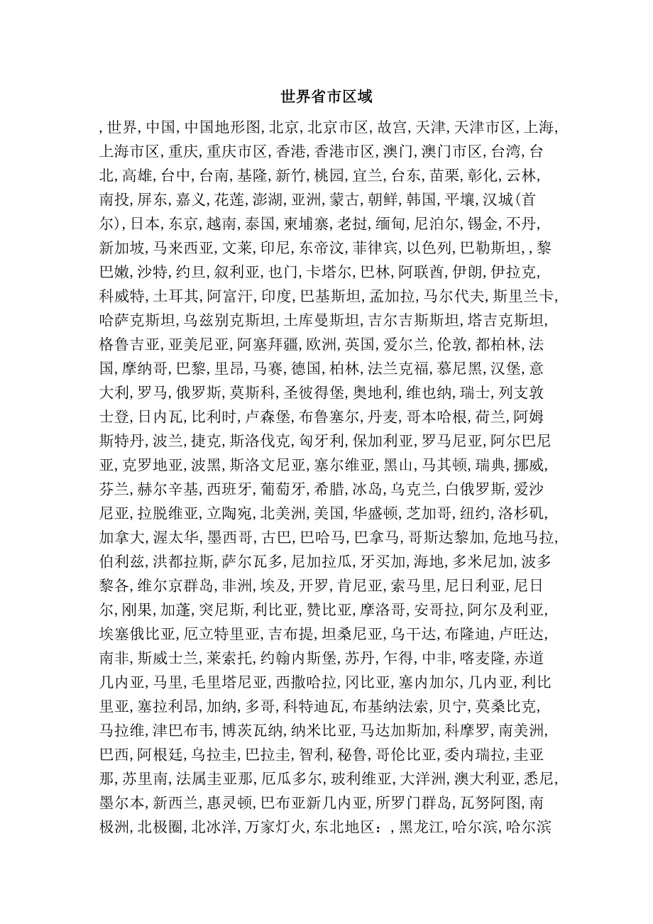 世界省市区域_第1页