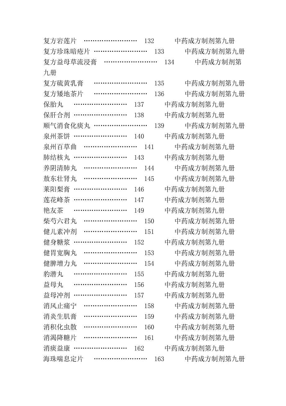 中药成方制剂 第09册_第5页