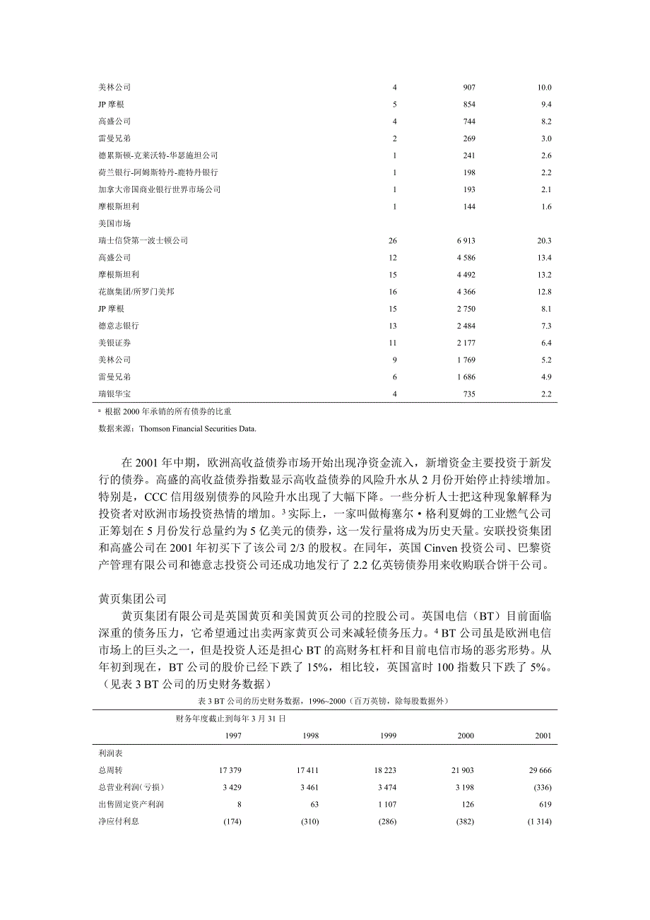 评估跨境杠杆收购∶竞购黄页集团公司_第3页