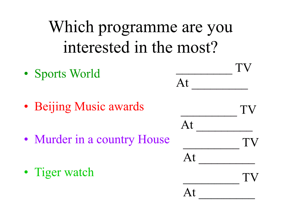 九年级英语tv-programmes课件1_第3页