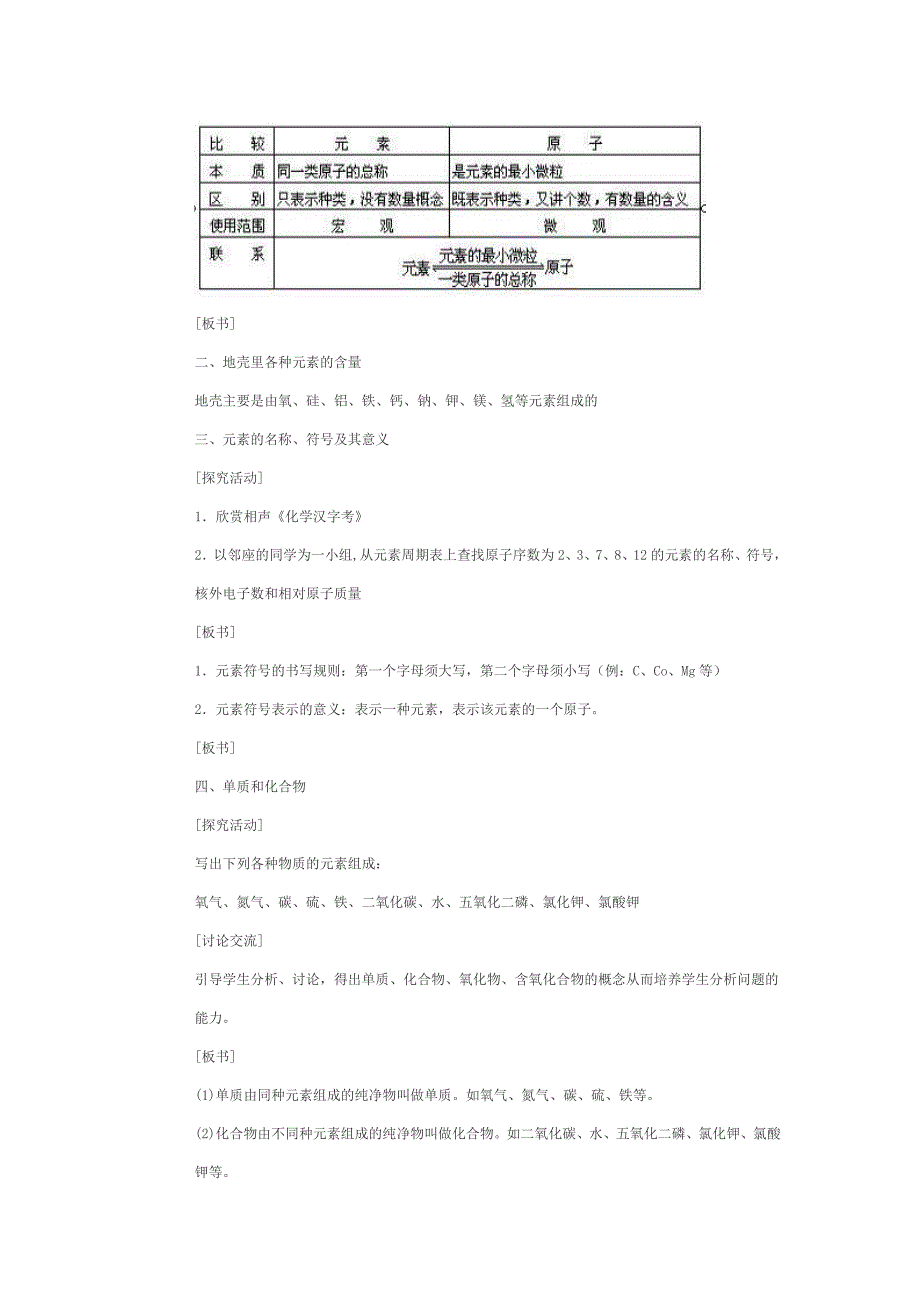 初中化学“辨别物质的元素组成”教学案例_第4页