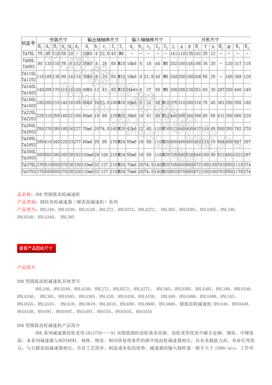 hnk圆弧齿轮减速机_第4页