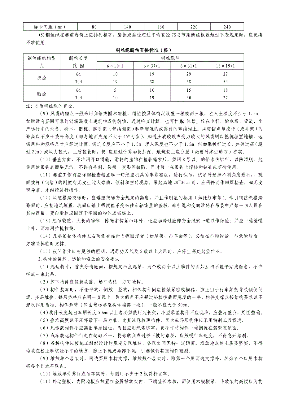 钢筋混凝土预制构件装运堆放吊装安全技术交底_第3页