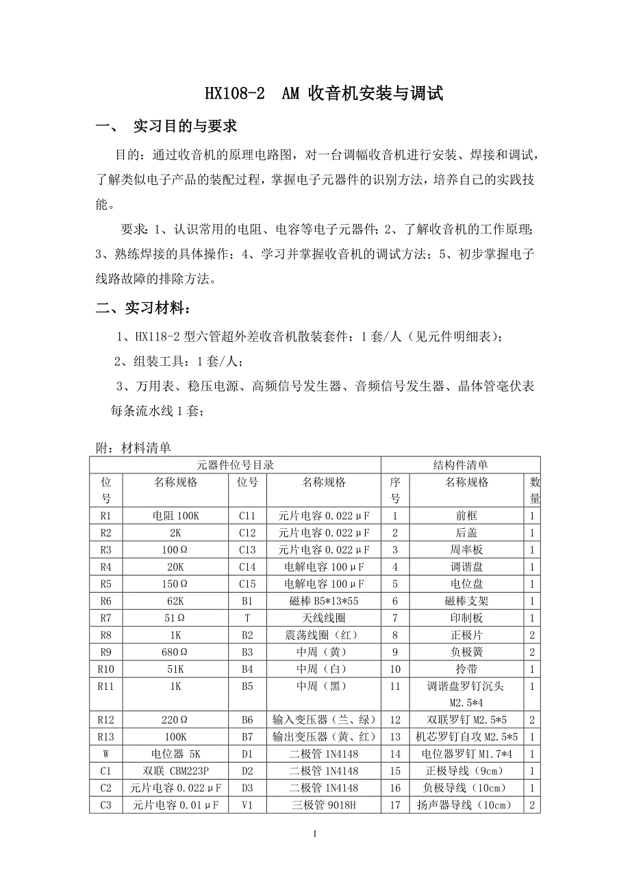 收音机课程设计报告_第1页