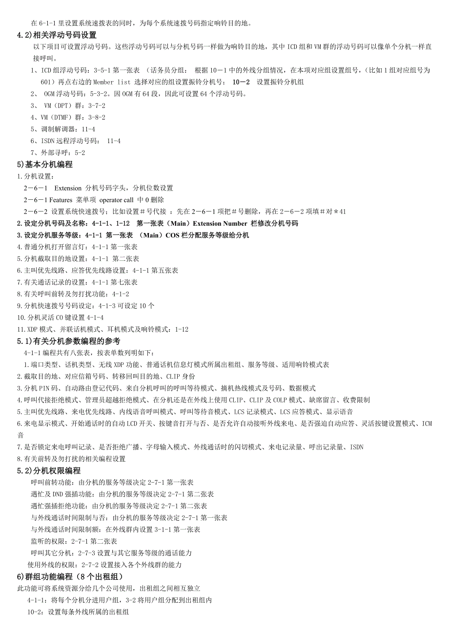 KX-TDA技术资料及系统常用编程_第4页