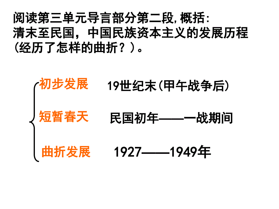 高二历史中国民族资本主义的曲折发展_第2页