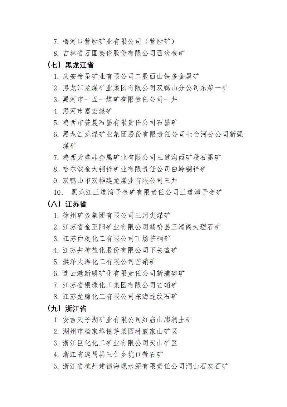 批绿色矿山试点单位公示_第3页